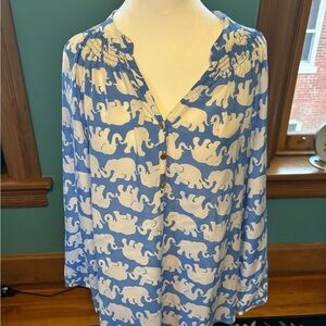 Lilly Pulitzer "Tusk in the Sun" Elsa Top